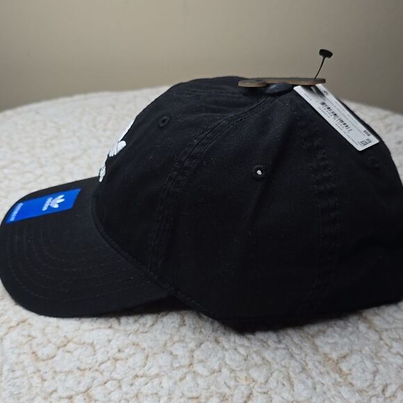 NWT Adidas Relaxed Strap-Back Hat Black OS - Picture 4 of 7